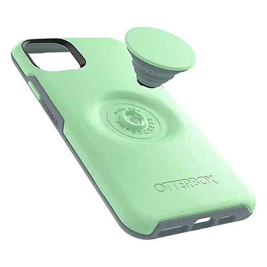 Чехол-подставка (с попсокетом) OtterBox Pop Symmetry Series Case Mint для iPhone 11 Pro Max