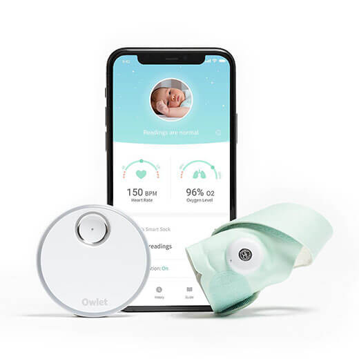 Розумний носок для немовлят Owlet Smart Sock Dusty Rose 3rd Gen характеристики