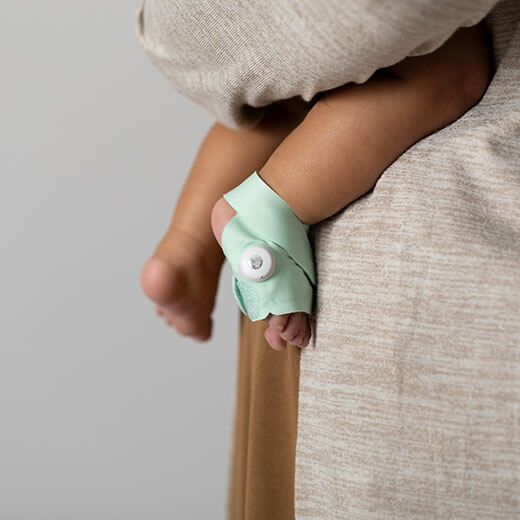 Купити розумний носок для немовлят Owlet Smart Sock Dusty Rose 3rd Gen