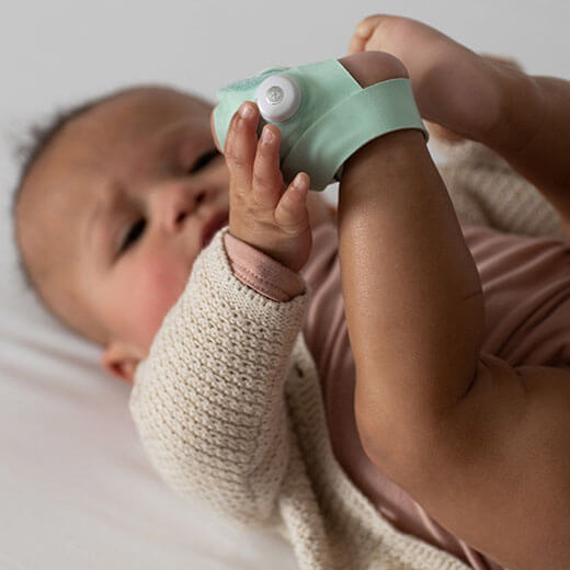 Розумний носок для немовлят Owlet Smart Sock Dusty Rose 3rd Gen купити в Києві