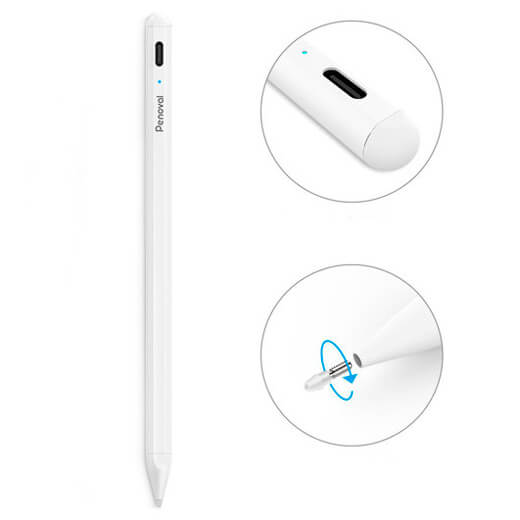 Стилус Penoval Pencil A2 White для iPad