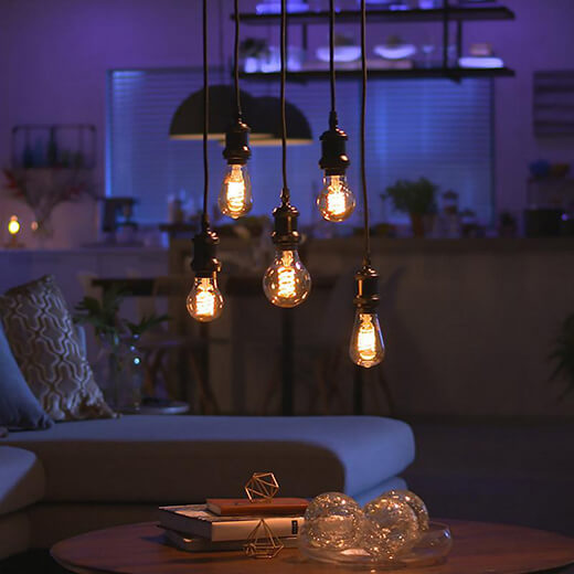Розумна світлодіодна лампочка Philips Hue Single Filament Bulb E27 Apple HomeKit (1 шт)
