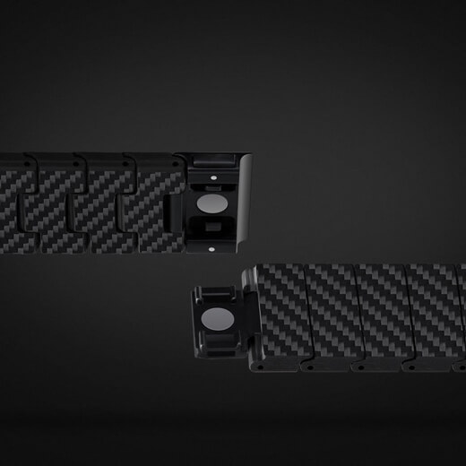 Карбоновий ремінець Pitaka Carbon Fiber Retro для Apple Watch 44mm | 42mm Series SE | 6 | 5 | 4 | 3 | 2 | 1
