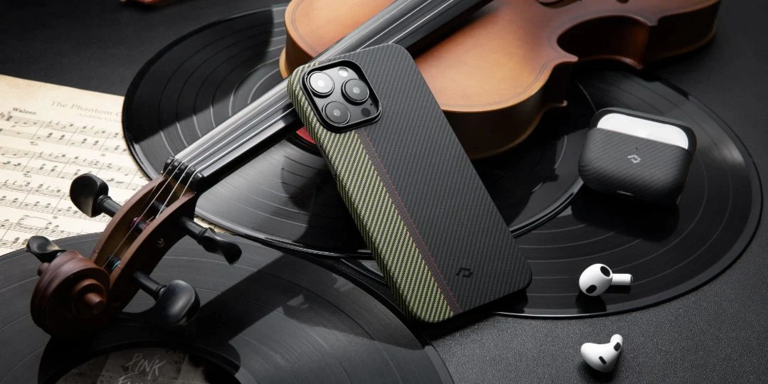 Протиударний чохол Pitaka MagEZ Case Pro 3 Twill 1500D Black/Grey для iPhone 14 | 13 купити