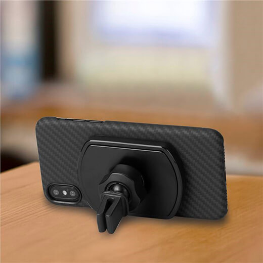 Магнитный автодержатель Pitaka MagEZ Mount Car Vent Black для iPhone