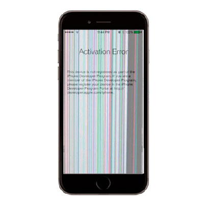 Белый экран iPhone