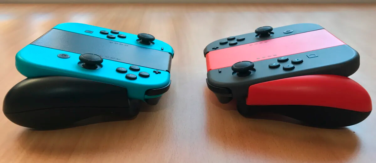 Подзаряжающий держатель PowerA Joy-Con Comfort Grip Black для Nintendo Switch купить