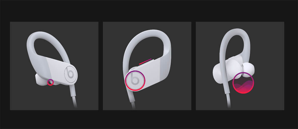 Беспроводные наушники вкладыши Powerbeats (2020) High-Performance Wireless Earphones Black