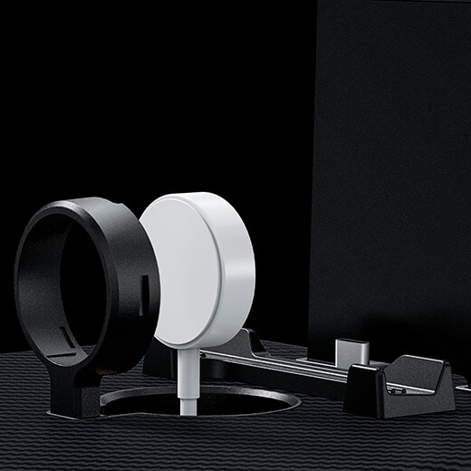 Беспроводная зарядная док-станция Qi 6 in 1 Pitaka Air Omni Aramid для iPhone | iPad | Apple Watch