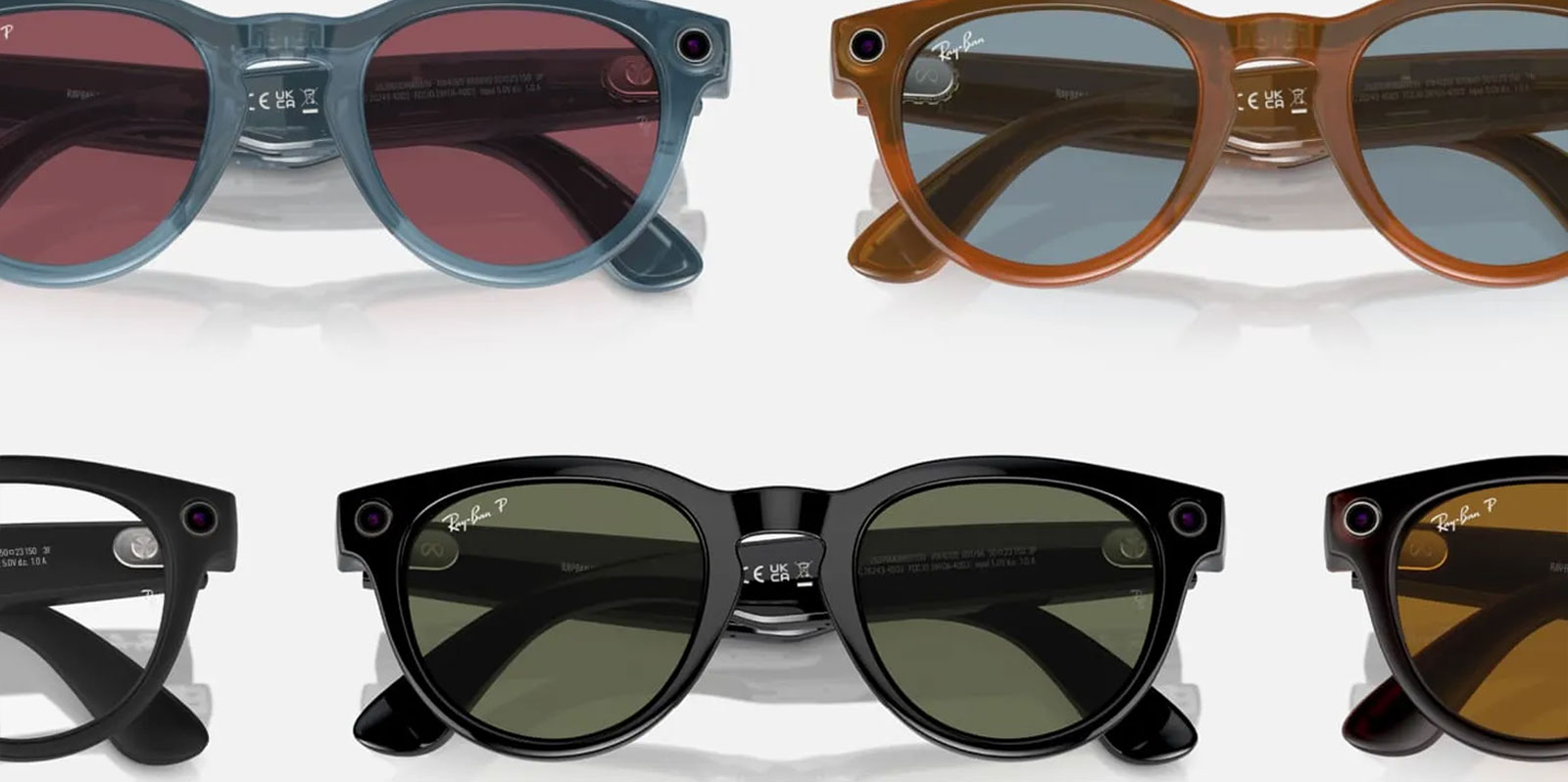 Розумні окуляри Ray-Ban | Meta Smart Glasses, Headliner Shiny Black / G15 Green