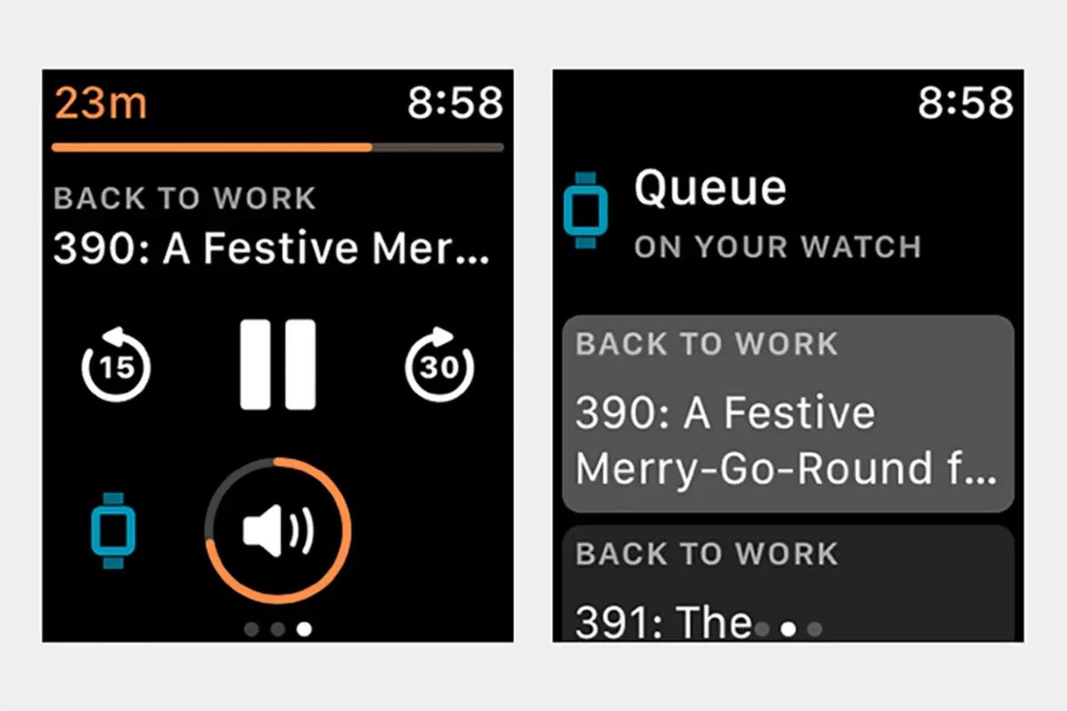 overcast apple watch