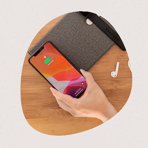 Док-станция ROCK 3 в 1 Wireless Charger Dark Green для iPhone/Apple Watch/AirPods