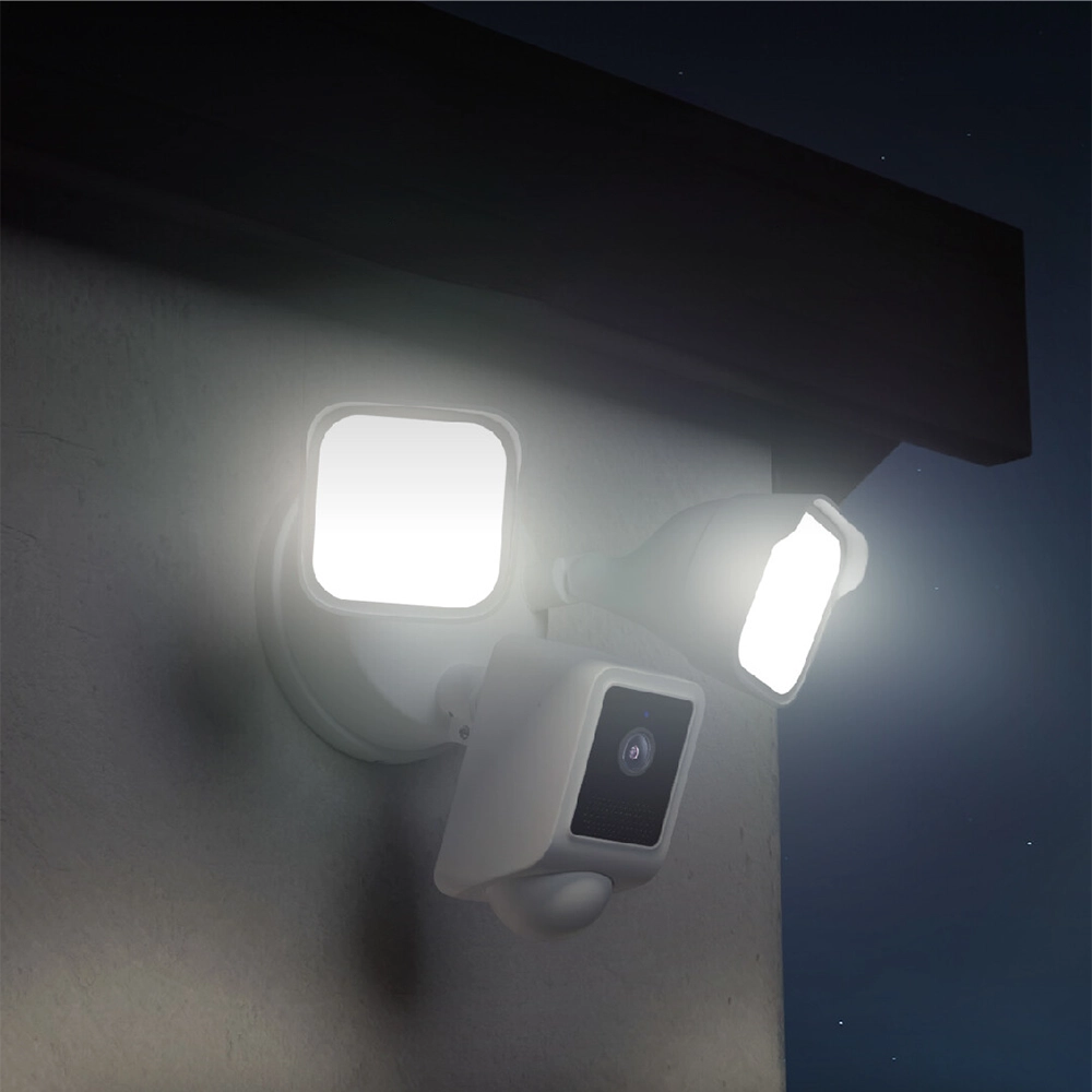 Розумна камера відеоспостереження Wyze Cam Floodlight v2 з відео 2K HD, кутом огляду 160&deg;