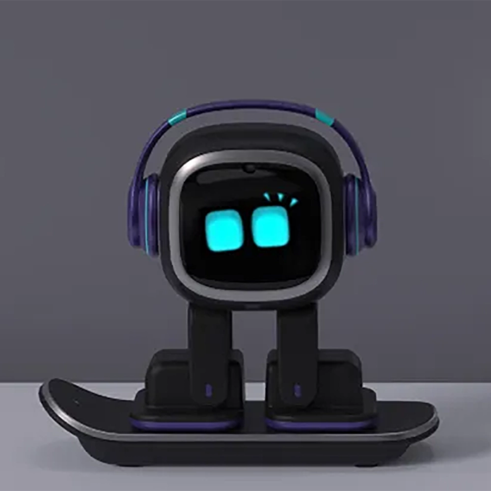 Розумний інтерактивний робот зі штучним інтелектом Living.AI Emo AI Desktop Pet домашній улюбленець