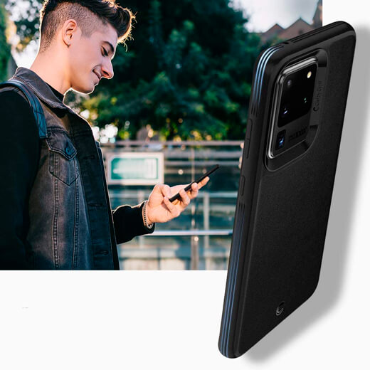 Противоударный чехол для Samsung Galaxy S20+ Ciel Leather Brick Series