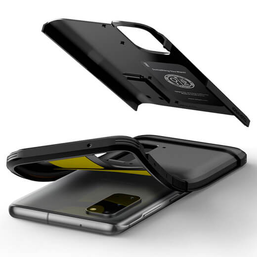 Протиударний чохол Spigen Tough Armor Gunmetal для Samsung Galaxy S20 дає посилений захист