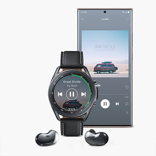 Смарт-часы Samsung Galaxy Watch 3 1.2" (41 mm) Mystic Silver