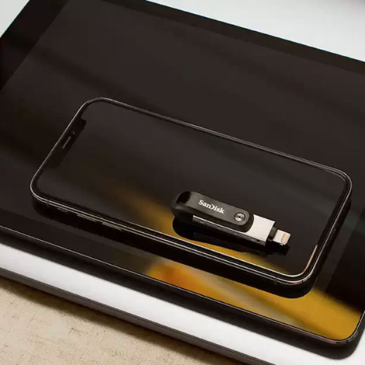 Флешка SanDisk iXpand Flash Drive Go для iPhone | iPad | MacBook 64GB цена