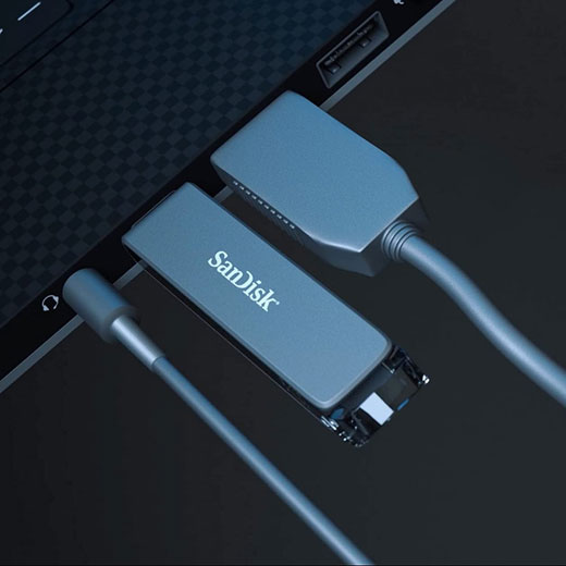 Флешка SanDisk Ultra Flash Drive USB Type-C 64GB Black ціна
