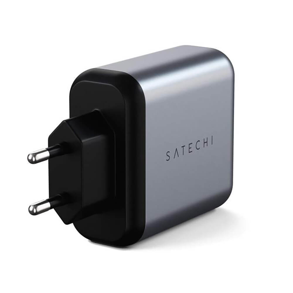 Быстрое зарядное устройство (сетевой адаптер) Satechi Dual-Port Wall Charger 30W