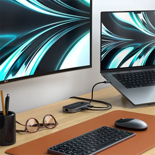 Новинка &ndash; багатопортовий хаб (адаптер) Satechi Multiport USB-4 Ethernet W2.5G для MacBook | iMac | iPad