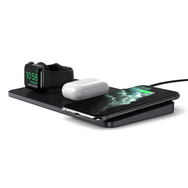 Беспроводная зарядка Satechi Trio Wireless Charging Pad