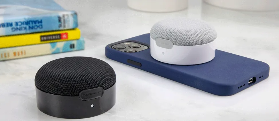 купить Украина беспроводную колонку Scosche BoomCan Magnetic Wireless Speaker MagSafe White для iPhone