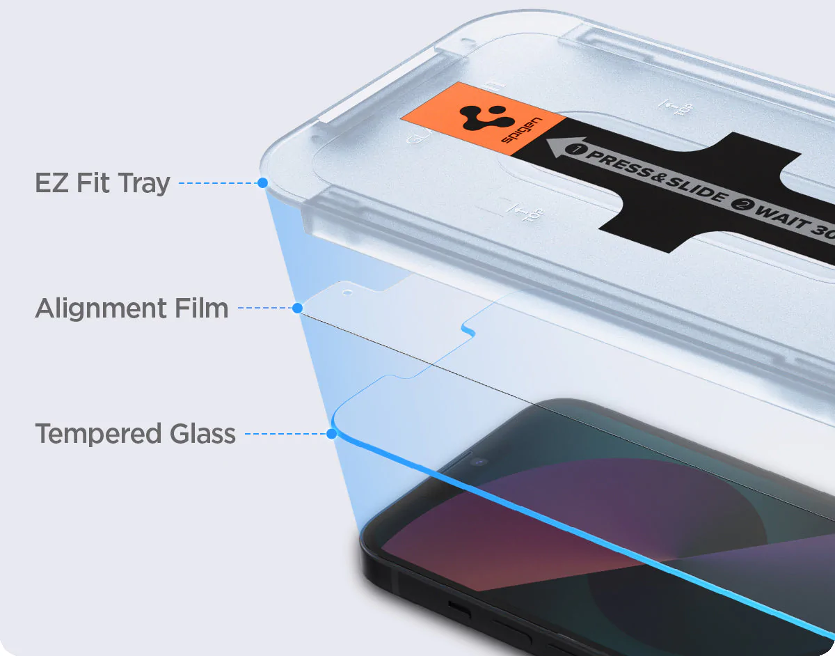 Защитное стекло Screen Protector EZ FIT GLAS.tR для iPhone 14