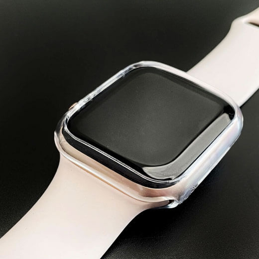 Тонкий прозорий чохол TPU oneLounge SilicolDots для Apple Watch SE 2 | SE | 6 | 5 | 4 40mm ціна