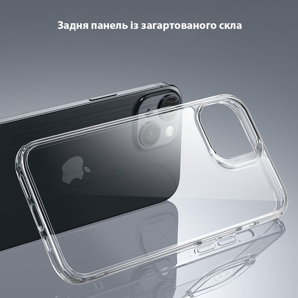 Скляний чохол ESR Ice Shield Series 9H Tempered Glass Back Cover Clear для iPhone 14 Pro Max купити