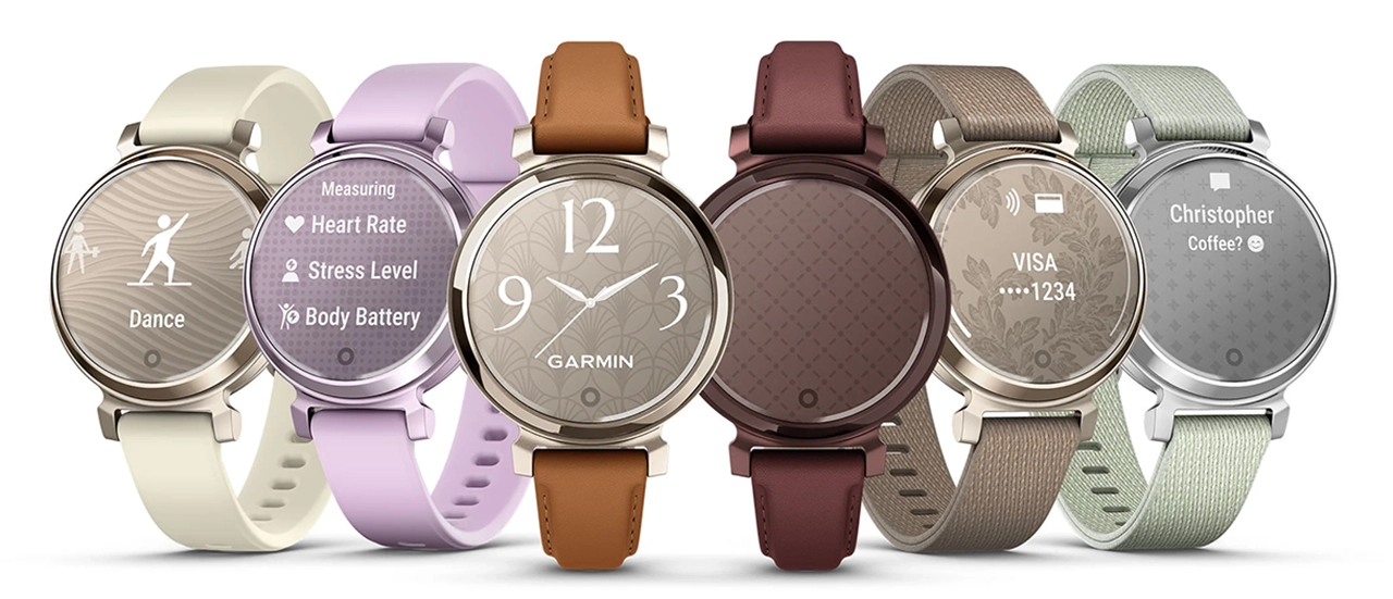 Смарт-годинник Garmin Lily 2 Classic Cream Gold with Tan Leather Band