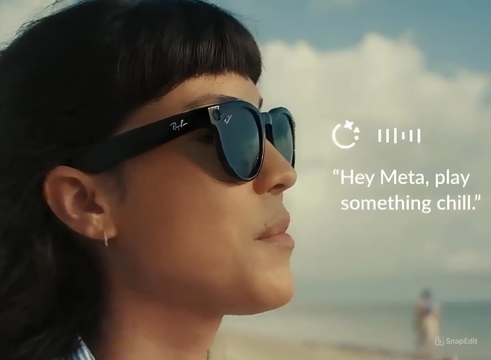 Розумні окуляри Ray-Ban Meta Wayfarer Gen 2, Shiny Cosmic Blue / Clear / Sapphire Transitions, Large