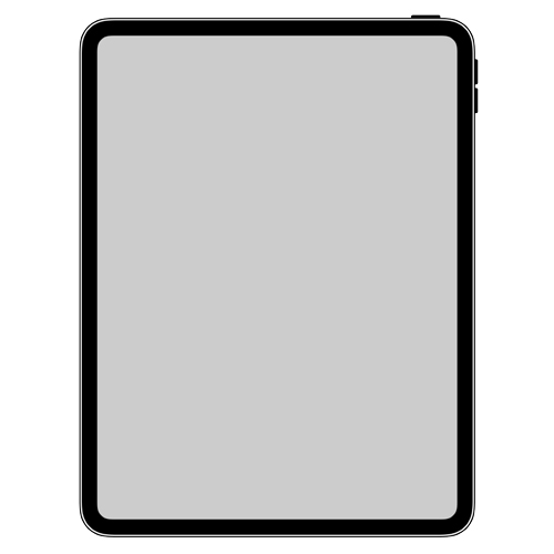 Состояние экрана iPad