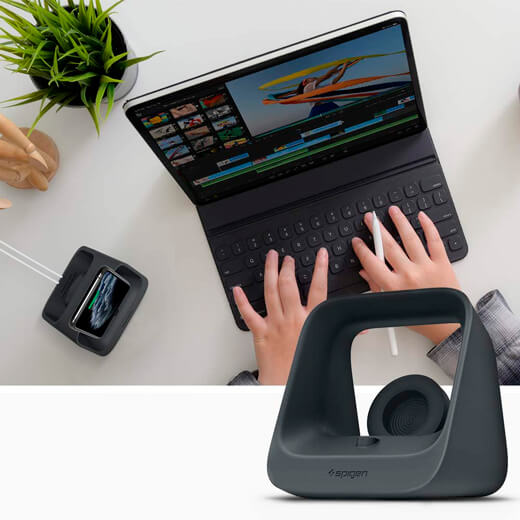 Підставка Spigen Apple 2-in-1 S316 для iPhone /Apple Watch /AirPods 