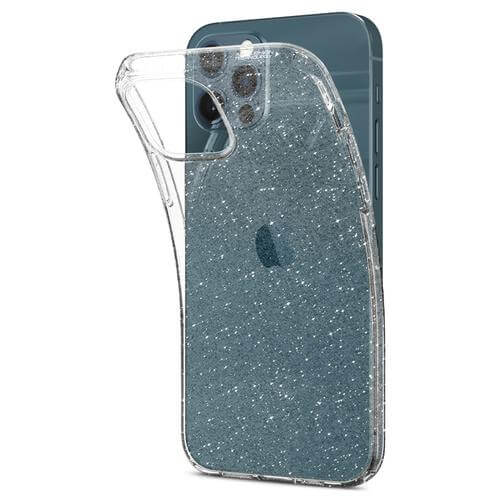 Силіконовий чохол Spigen Liquid Crystal Glitter для iPhone 12