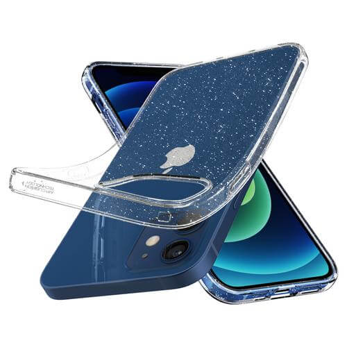 Силіконовий чохол Spigen Liquid Crystal Glitter для iPhone 12