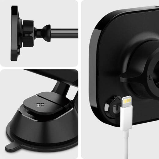 Магнітний автодержатель Spigen OneTap Magnetic Car Mount для iPhone 14 | 13 | 12