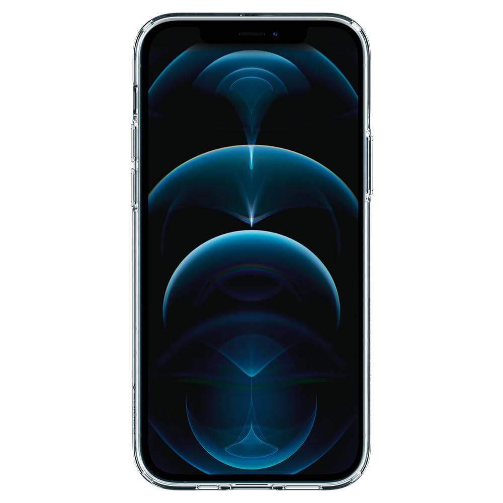 Стеклянный чехол Spigen Quartz Hybrid для iPhone 12 Pro Max