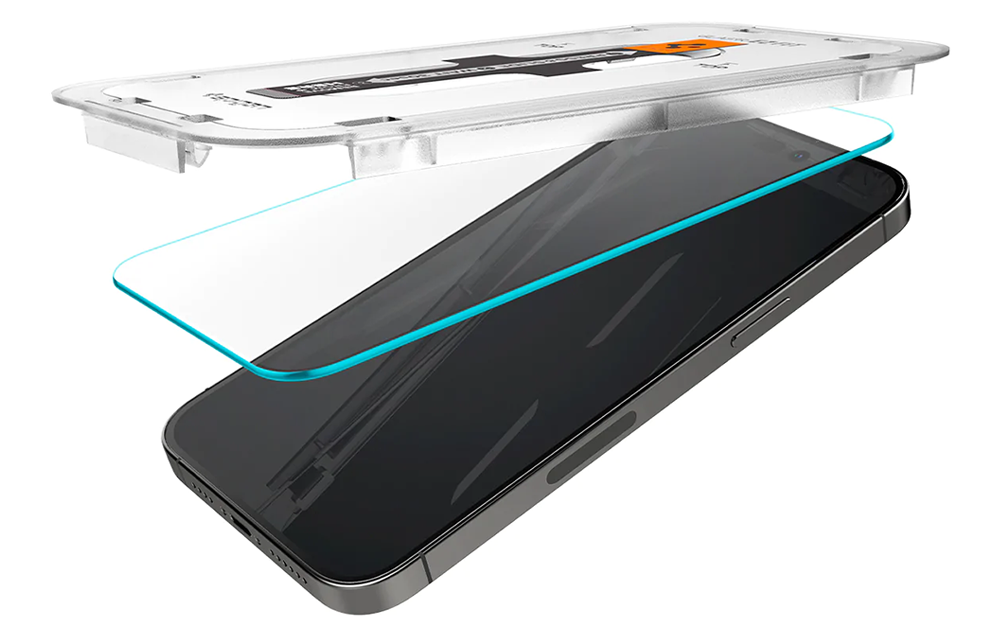 Защитное стекло Spigen Screen Protector EZ FIT GLAS.tR (Sensor Protection) для iPhone 14 Pro