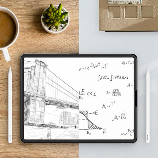 Матовая защитная пленка Spigen Screen Protector Paper Touch Pro для iPad Pro 12.9" (2021 | 2020 | 2018)