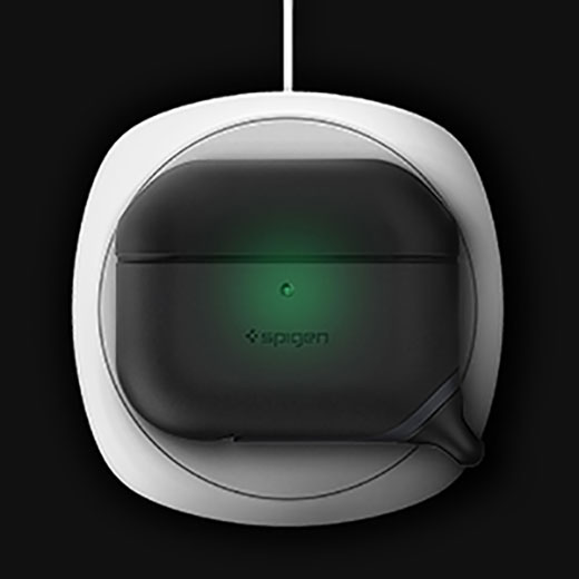 Водонепроницаемый чехол с карабином Spigen Slim Armor IP Black для AirPods Pro