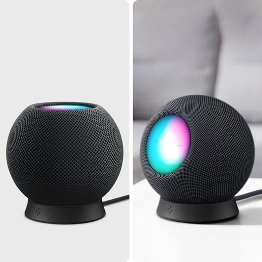 Подставка Spigen Stand Silicone Fit для HomePod mini Black 