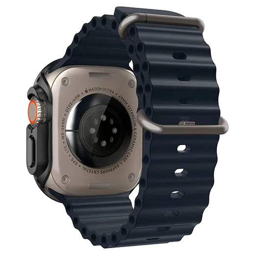 Защитный чехол Spigen Thin Fit Black для Apple Watch Ultra 49mm качественный материал