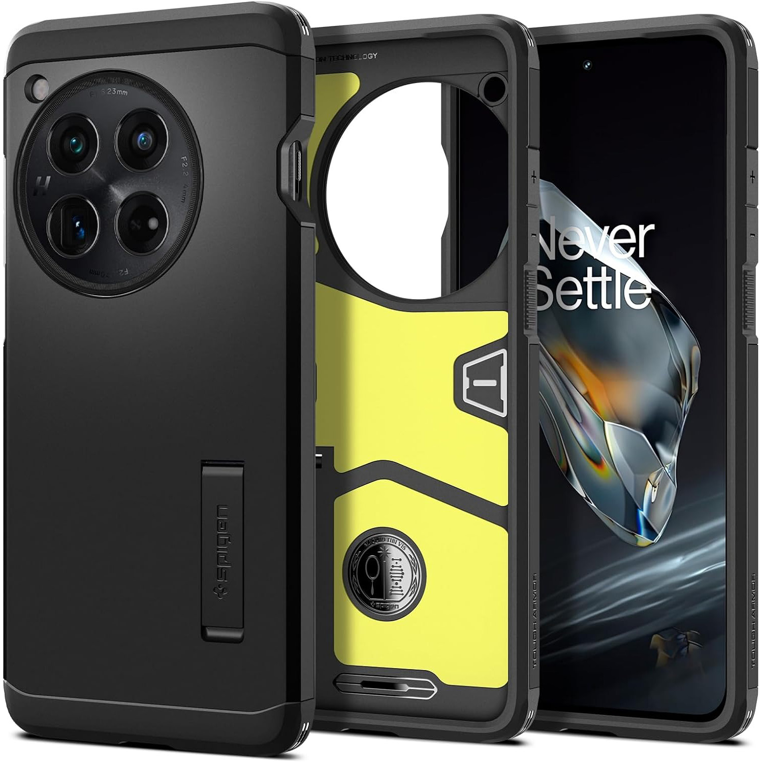 Чохол від бренду Spigen серії Tough Armor для OnePlus 12, чорний