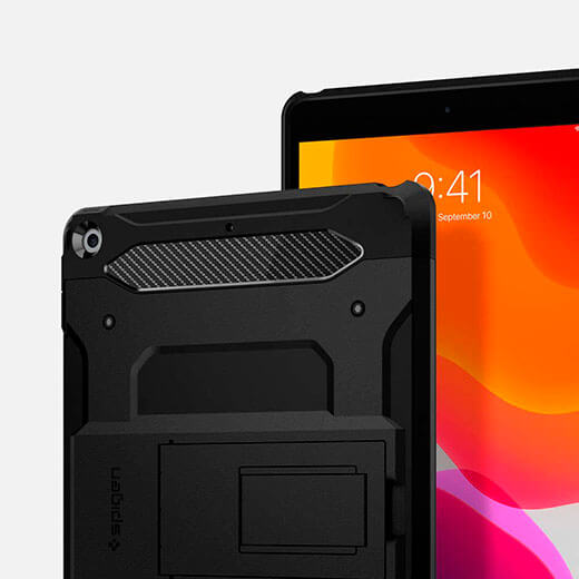 Противоударный чехол Spigen Tough Armor Tech для iPad 7 10.2" (2019) Black