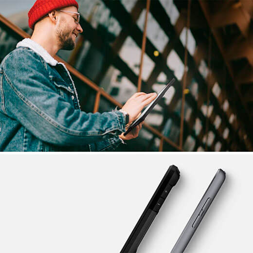 Противоударный чехол Spigen Tough Armor Tech для iPad 7 10.2" (2019) Black