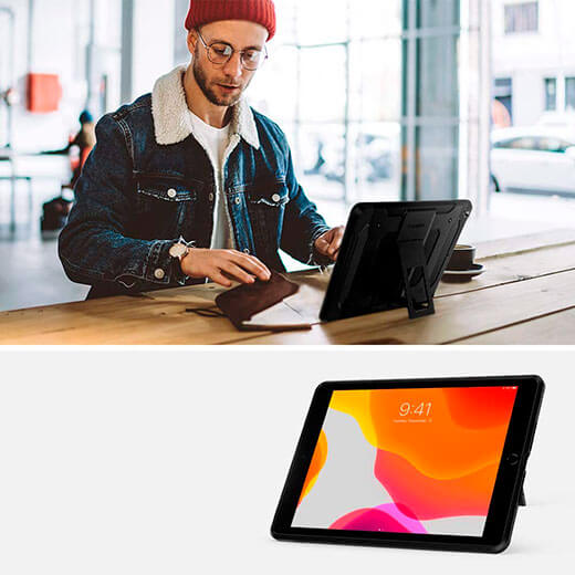 Противоударный чехол Spigen Tough Armor Tech для iPad 7 10.2" (2019) Black