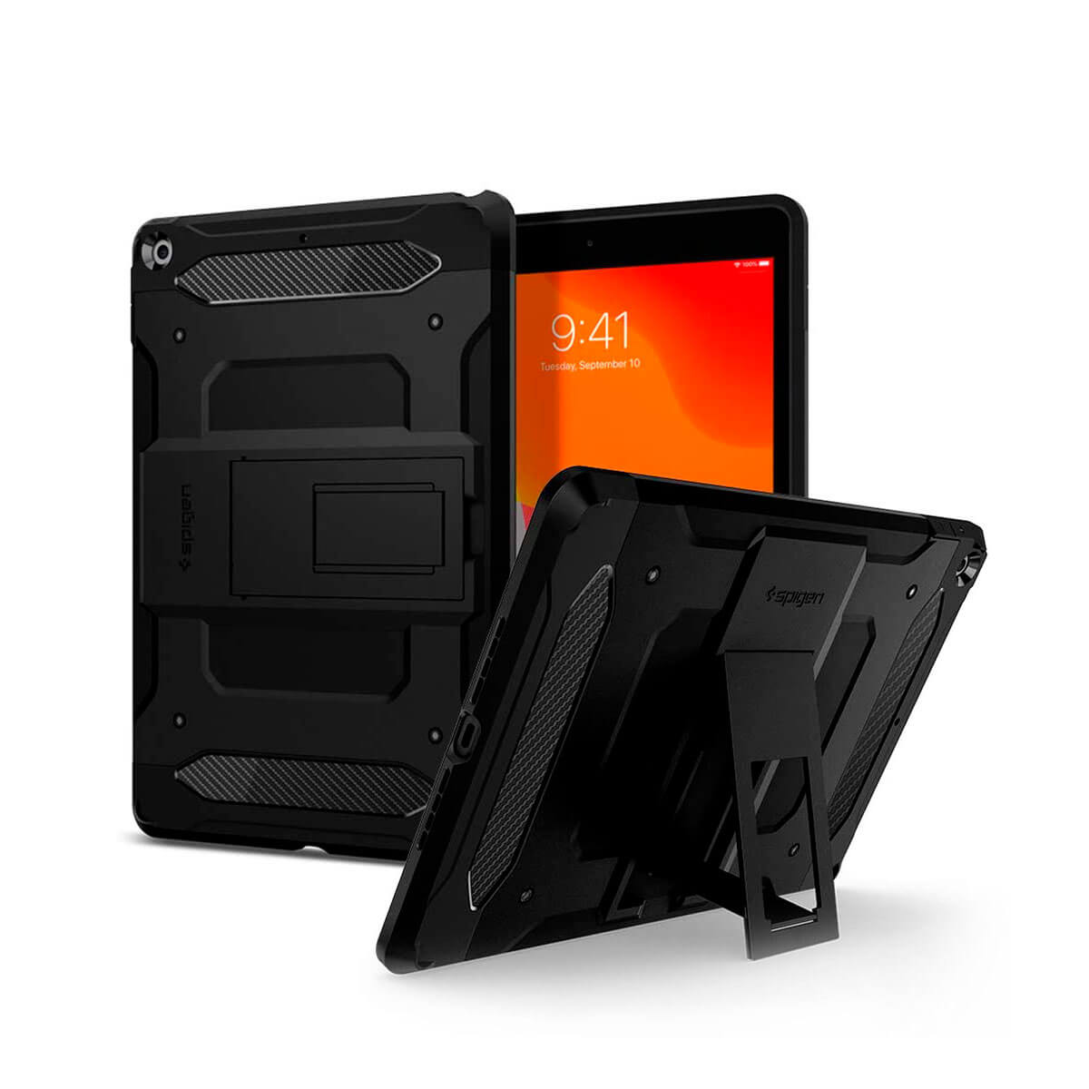 Противоударный чехол Spigen Tough Armor Tech для iPad 7 10.2" (2019) Black