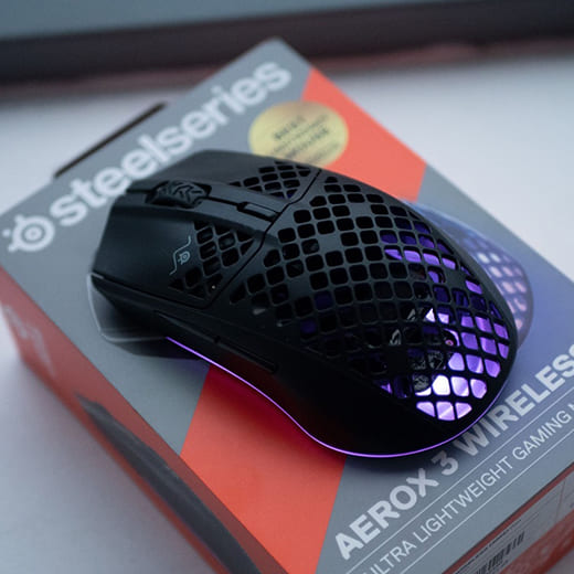 Бездротова миша SteelSeries Aerox 3 Wireless Onyx купити