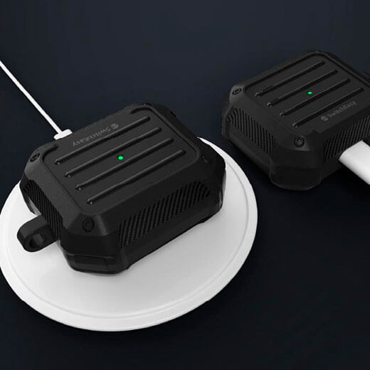 Новый чехол SwitchEasy Odyssey Rugged Utility Protective Case Black для AirPods 3 